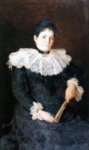 Portrait of a Lady by Enrique Simonet